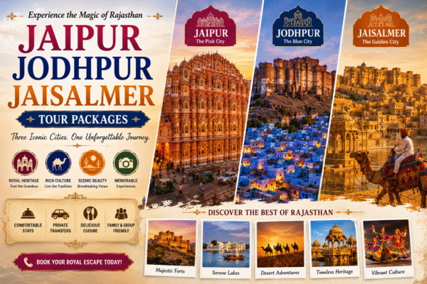 Jaipur Jodhpur Jaisalmer Tour Packages