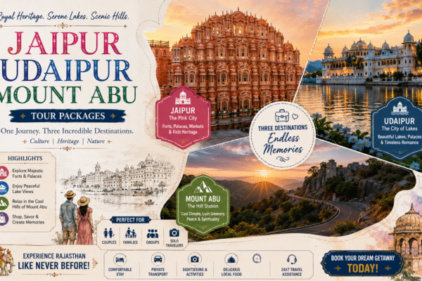 Jaipur Udaipur Mount Abu Tour Packages