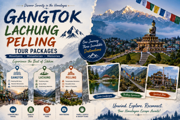 Gangtok Lachung Pelling Tour Packages 07 Nights / 08 Days