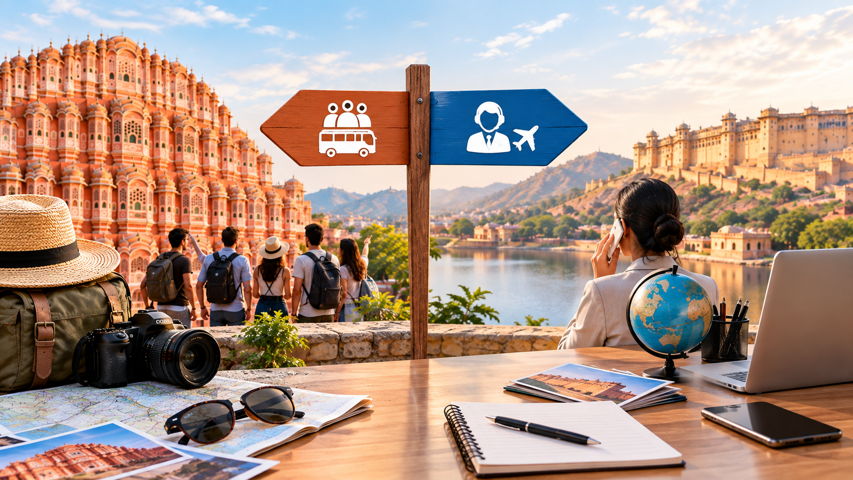 Rajasthan heritage destination—booking tours through a travel agency in Jaipur